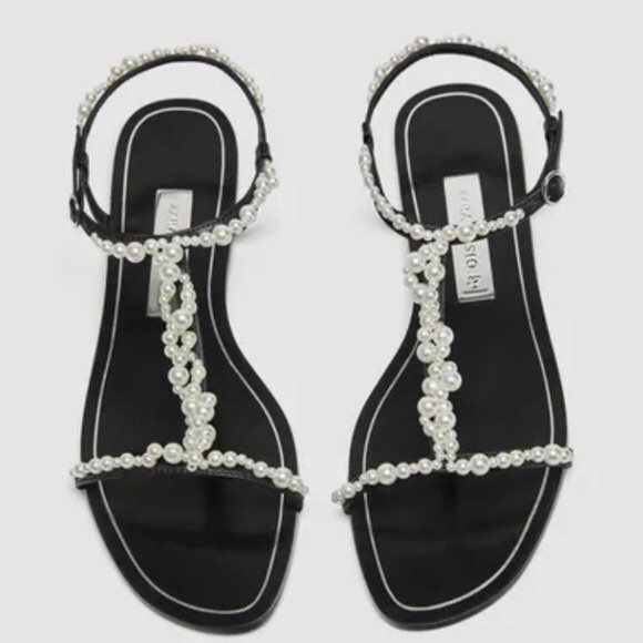 HOST PICK😍Stunning Zara Pearl Sandals - Picture 4 of 9